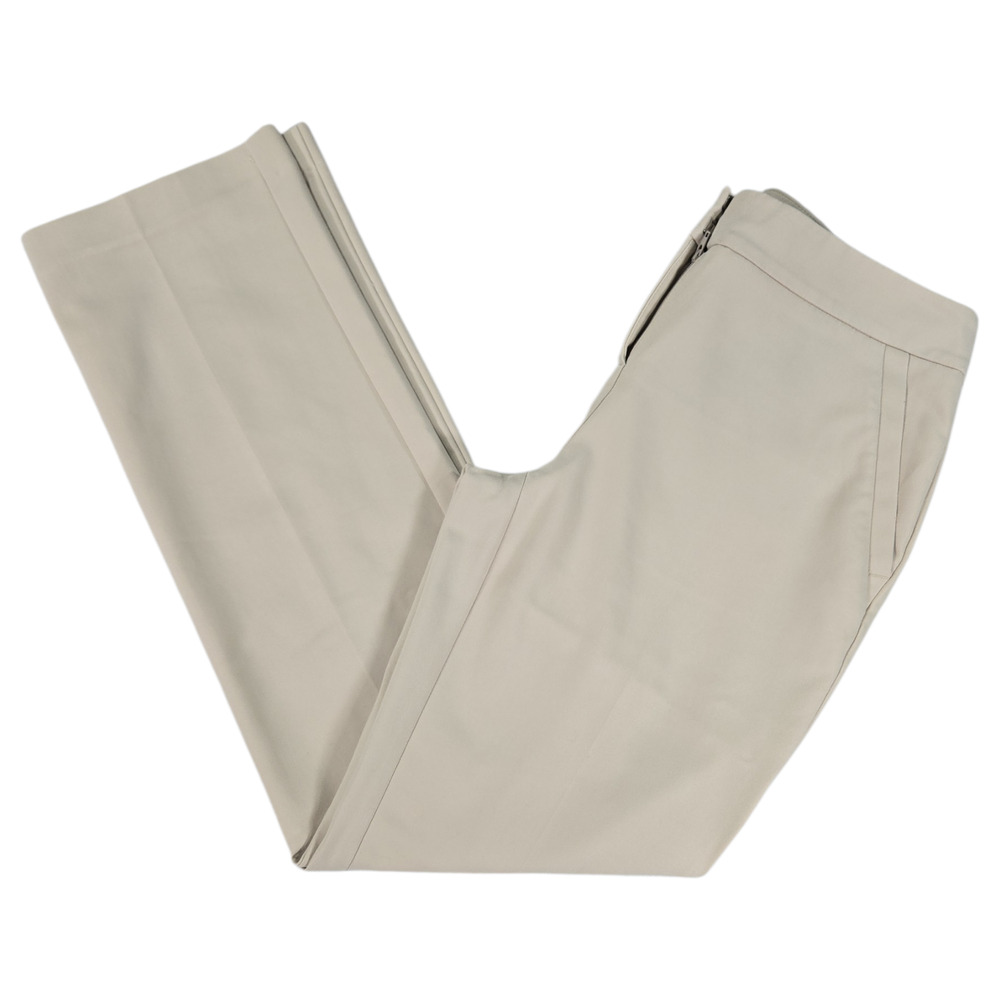 Chicos Wom 0 Small So Slimming Khaki Tummy Control Pants Workwear Office Neutral